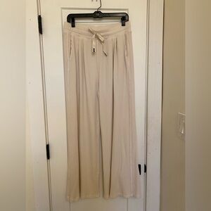Stateside Cream Wide-Leg Knit Lounge Pants